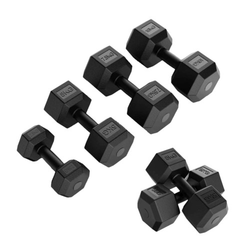 Exersci hex dumbbells 5kg - 2.5kg,