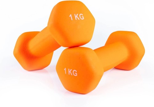 1kg neoprene dumbbells - x,