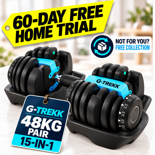 Trekk adjustable dumbbells - g-trekk,