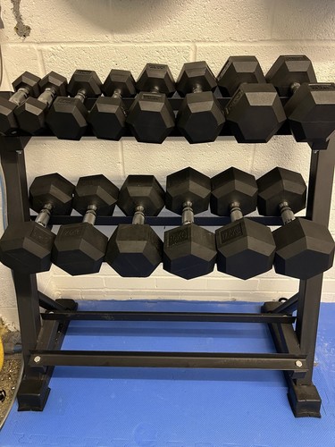 Hex dumbbells set 140kg total - set,