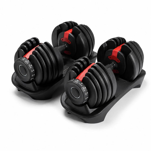Adjustable dumbbells set - dumbbells,