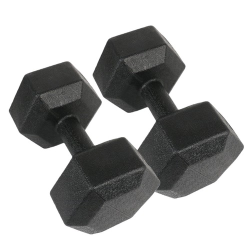 6kg hex dumbbells pairs - 2x,