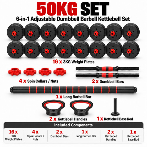 50kg adjustable in - 50kg,