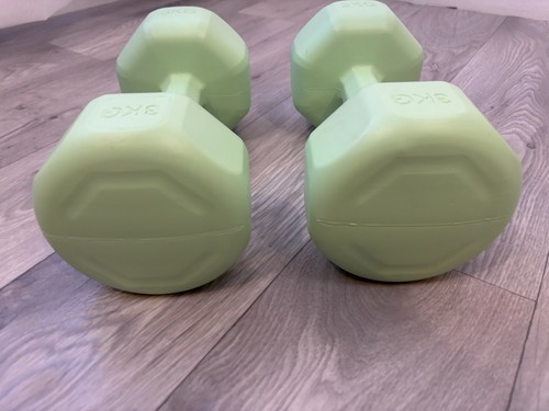 Pair 3kg dumbbells 6kg - 3kg,