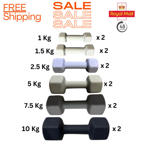 Hex dumbbell pairs weight - hex,