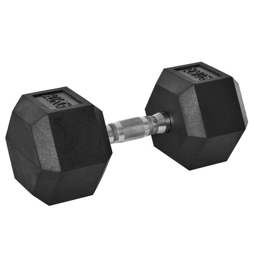 Homcom 20kg single rubber hex - 20kg,