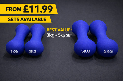 Neoprene dumbbells 2kg 3kg - 2kg, 5kg
