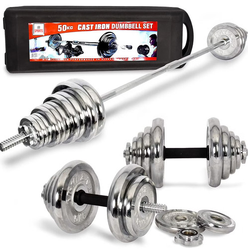 50kg adjustable dumbbells - 50kg,
