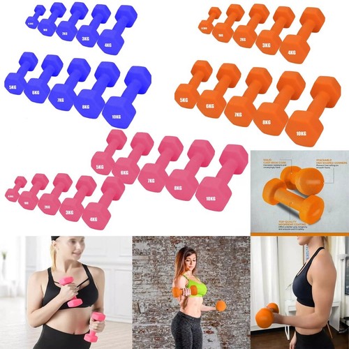 Neoprene dumbbells set - neoprene,