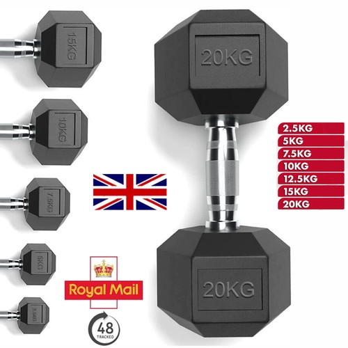 Hex dumbbells set 5kg - dumbbells, 2.5kg-30kg