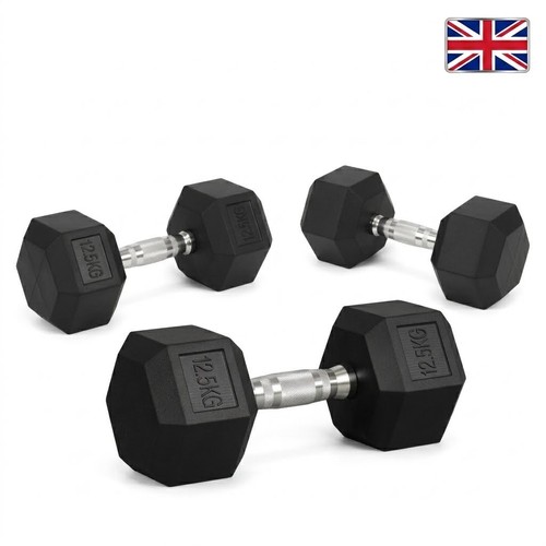 Hex dumbbells cast - cast, iron