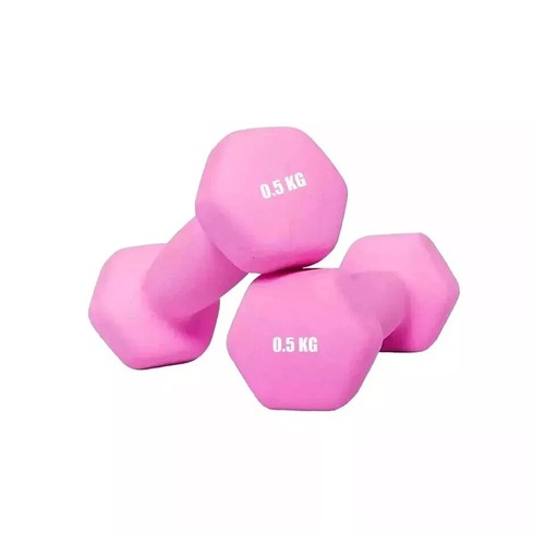 Neoprene dumbbells 5kg - 0.5kg, 2