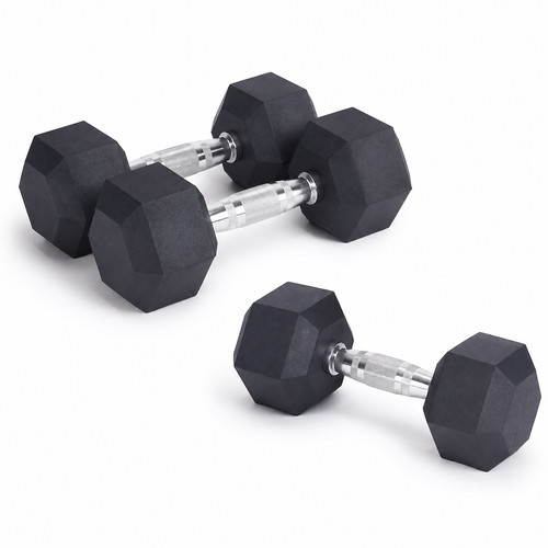 Hex dumbbells 5kg 20kg - hex,