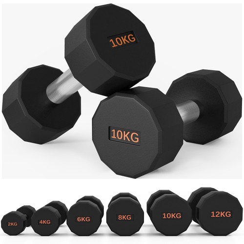 Sportnow dumbbells weights set - dumbbells,