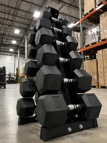 Hex dumbbells set 5kg - hex,