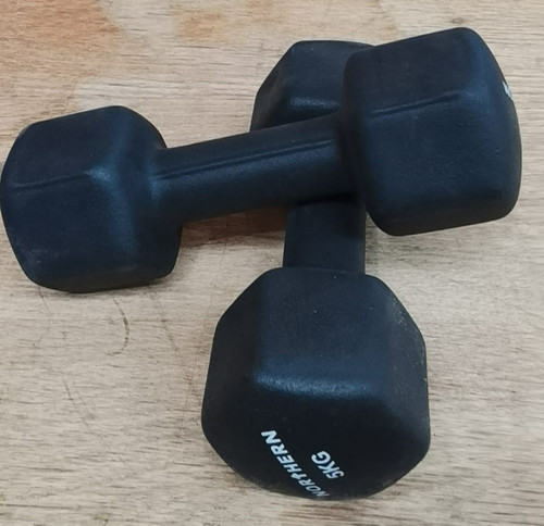 Neoprene hex dumbbells 5kg - 5kg, x2