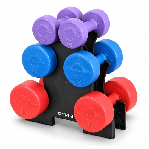New 12kg vinyl hand dumbbell - vinyl,