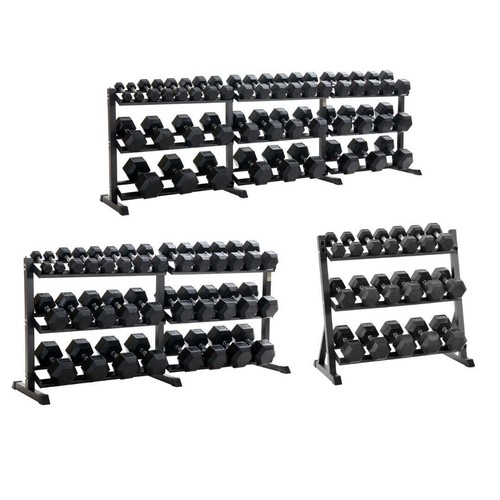 Hex dumbbells weights - dumbbells, set