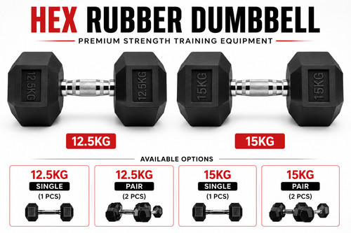 Ntek 15kg single rubber - 15kg,